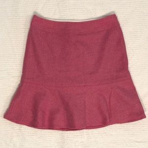 GAP | Pink Ruffle Pencil Skirt